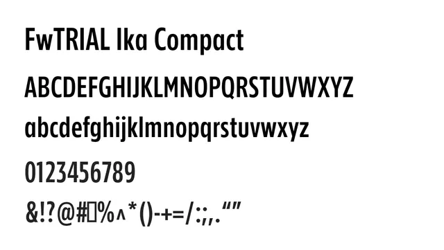FwTRIAL Ika Compact, modern, clean