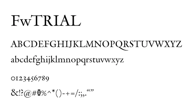 FwTRIAL, elegant, classical