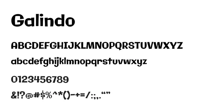 Galindo, bold, dramatic