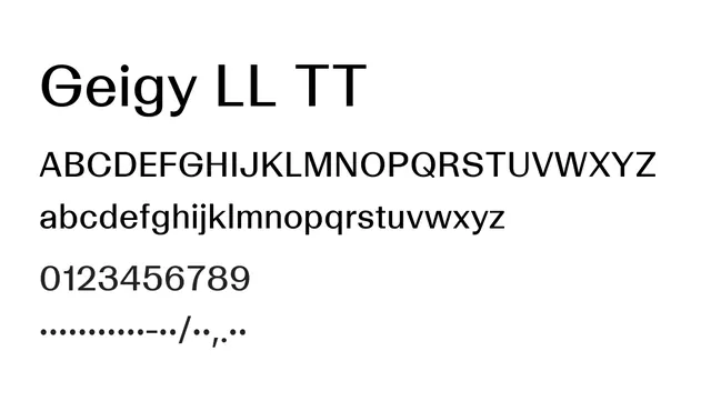 Geigy LL TT, modern, clean