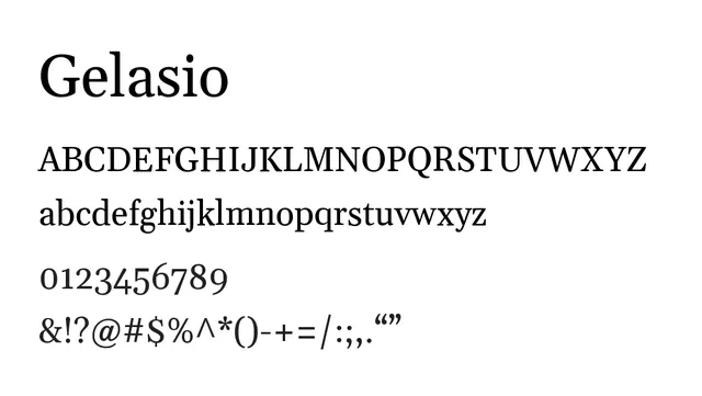 Gelasio, elegant, modern