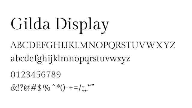Gilda Display, elegant, refined