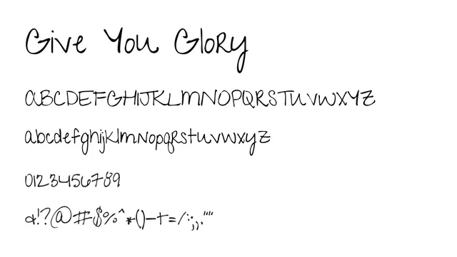 Give You Glory, elegant, flowing