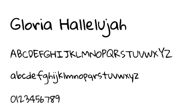Gloria Hallelujah, informal, casual