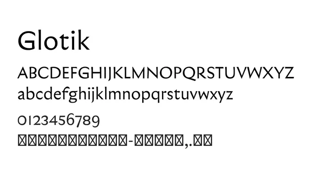 Glotik, modern, geometric