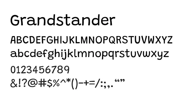 Grandstander, playful, illustrated