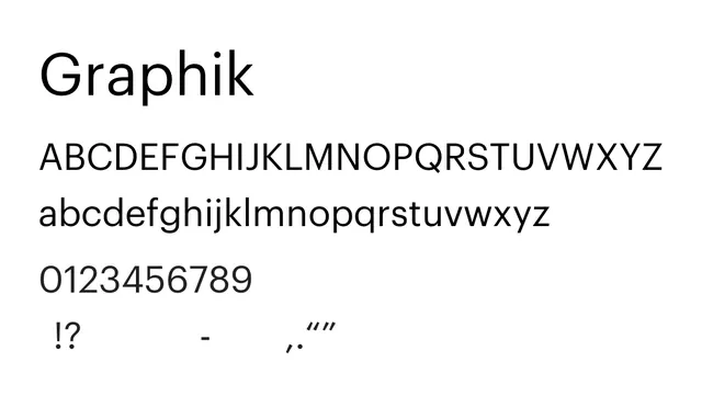 Graphik, modern, clean