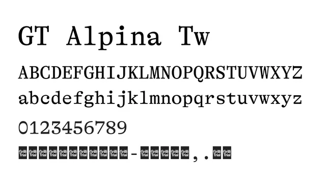 GT Alpina Tw, technical, refined