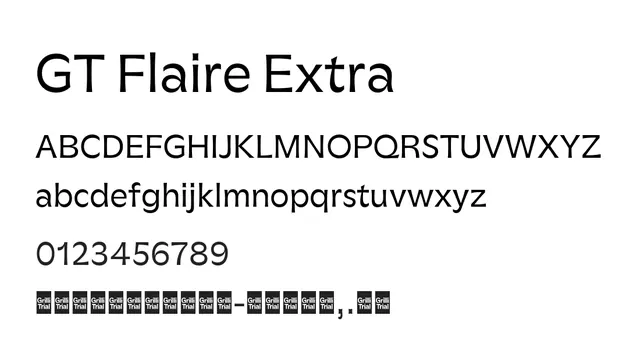 GT Flaire Extra, modern, sophisticated