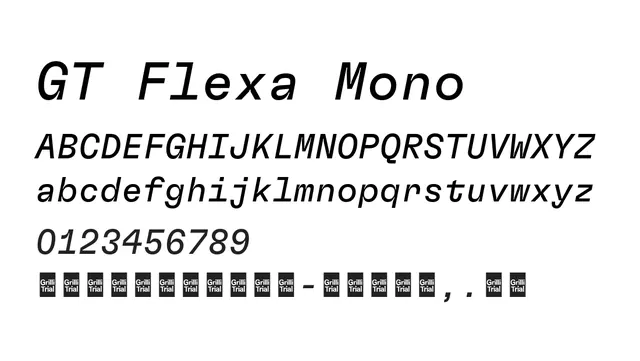 GT Flexa Mono, modern, technical