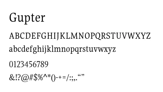 Gupter, elegant, warm