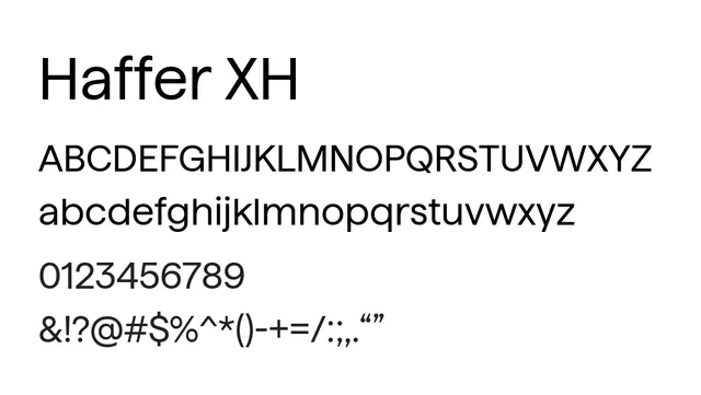 Haffer XH, modern, warm