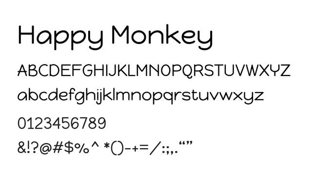 Happy Monkey, playful, friendly