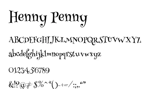 Henny Penny, playful, vintage
