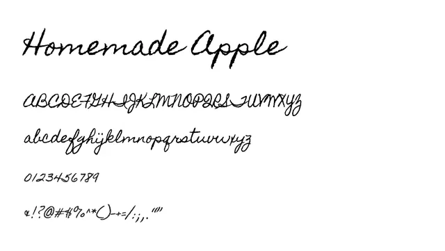 Homemade Apple, elegant, friendly