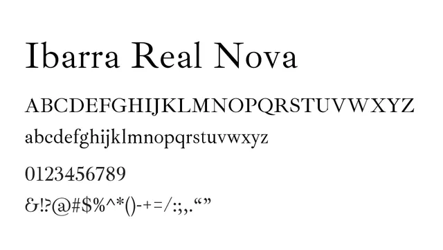 Ibarra Real Nova, elegant, classic