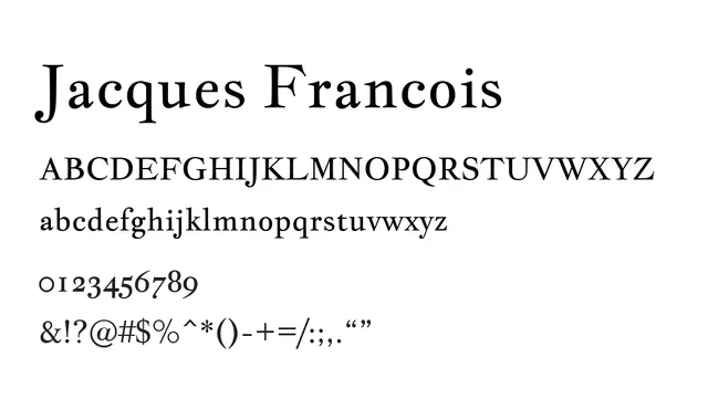 Jacques Francois, classical, elegant
