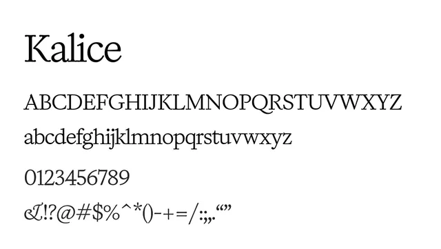 Kalice, elegant, classic