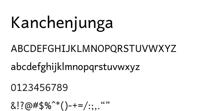 Kanchenjunga, modern, clean
