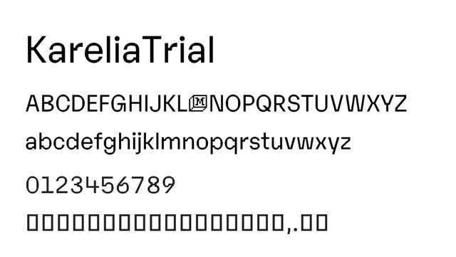 KareliaTrial, bold, strong