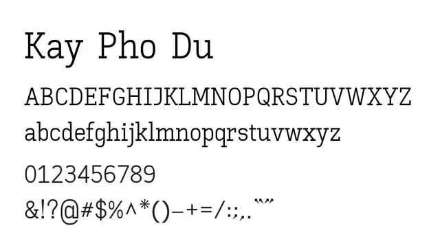 Kay Pho Du, modern, strong