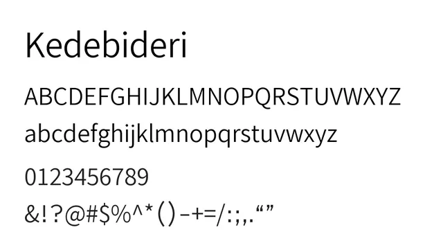Kedebideri, elegant, refined