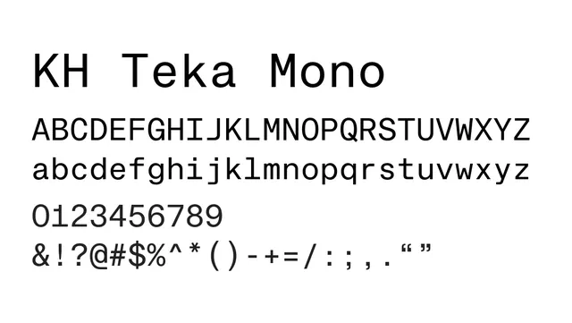 KH Teka Mono, modern, technical