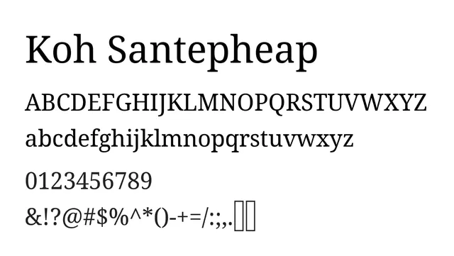 Koh Santepheap, classic, elegant
