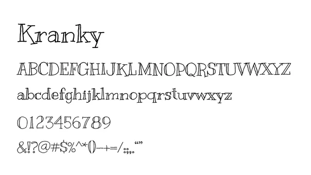Kranky, playful, quirky