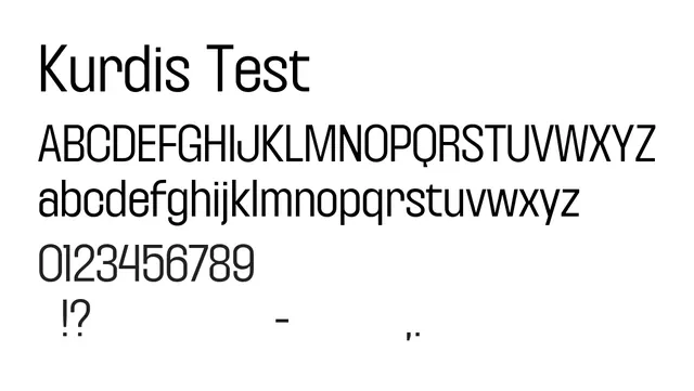 Kurdis Test, modern, friendly