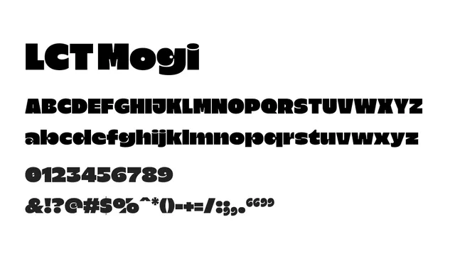 LCT Mogi, bold, striking