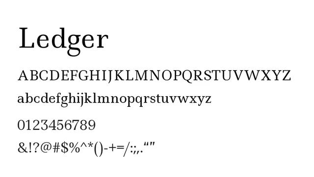 Ledger, elegant, traditional
