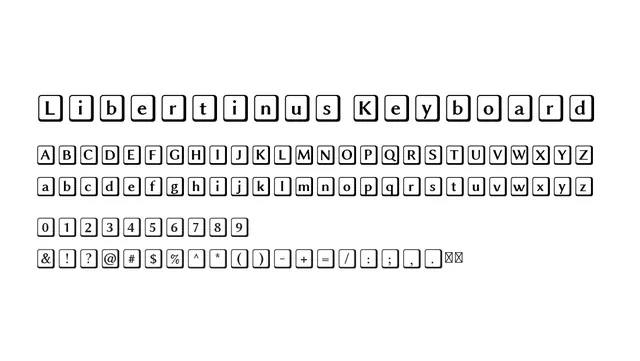 Libertinus Keyboard, playful, novelty