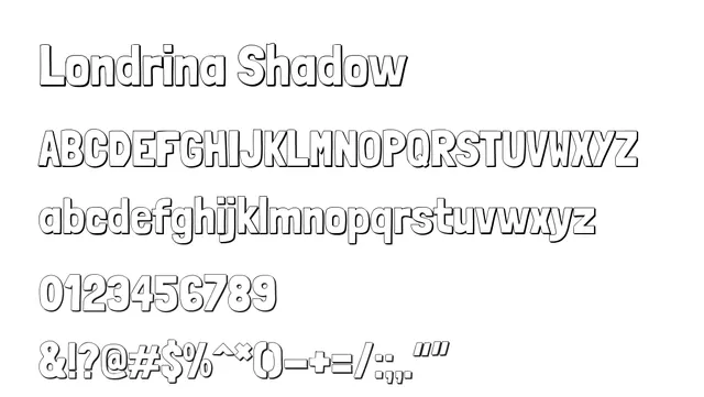 Londrina Shadow, playful, modern