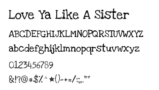 Love Ya Like A Sister, quirky, playful
