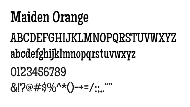 Maiden Orange, elegant, vintage