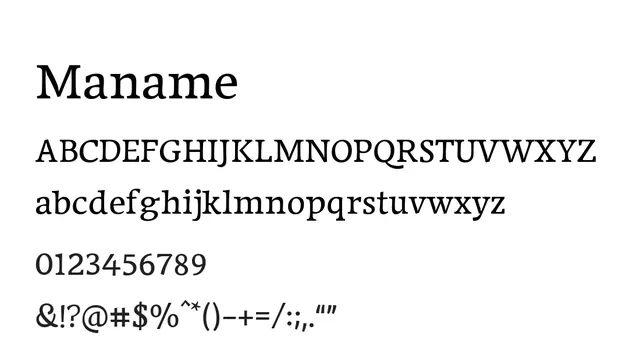 Maname, elegant, classic