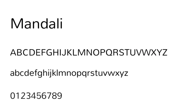Mandali, modern, clean