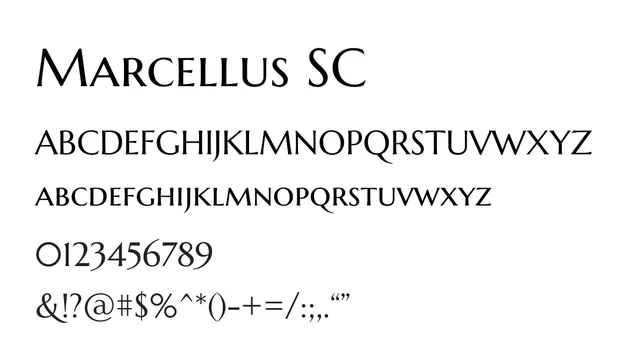 Marcellus SC, elegant, classical