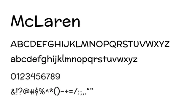 McLaren, bold, modern
