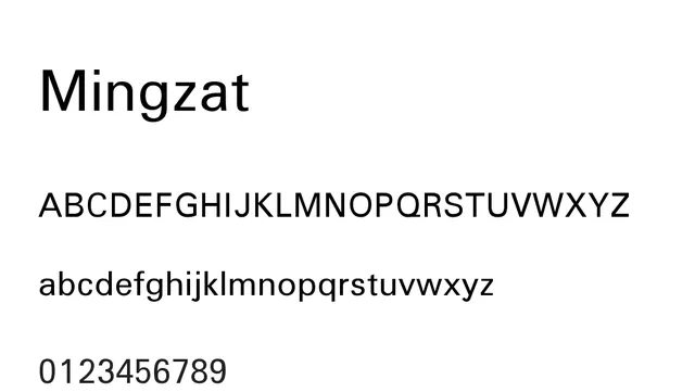 Mingzat, neutral, functional