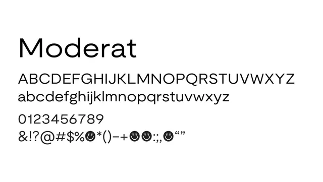 Moderat, modern, clean