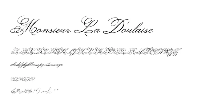Monsieur La Doulaise, elegant, formal