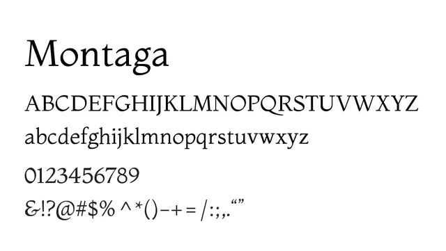 Montaga, classical, refined