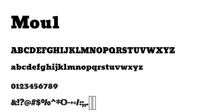 Moul, neutral, clean