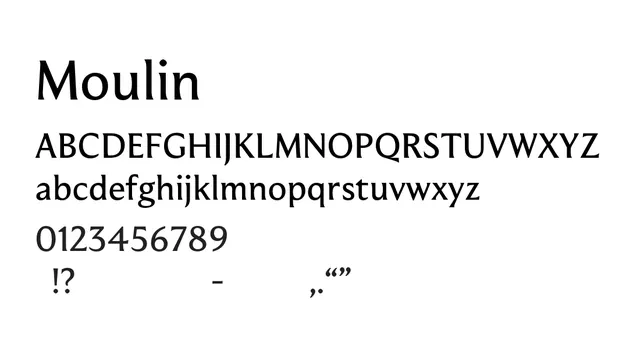 Moulin, bold, strong