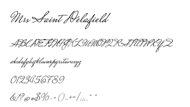 Mrs Saint Delafield, elegant, refined