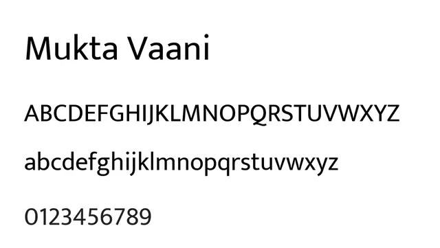 Mukta Vaani, clean, modern