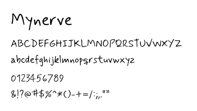 Mynerve, playful, informal