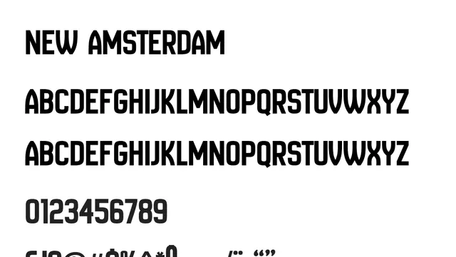 New Amsterdam, bold, strong
